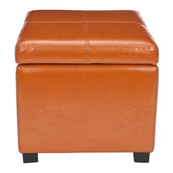 Safavieh Madison Leather Storage Ottoman