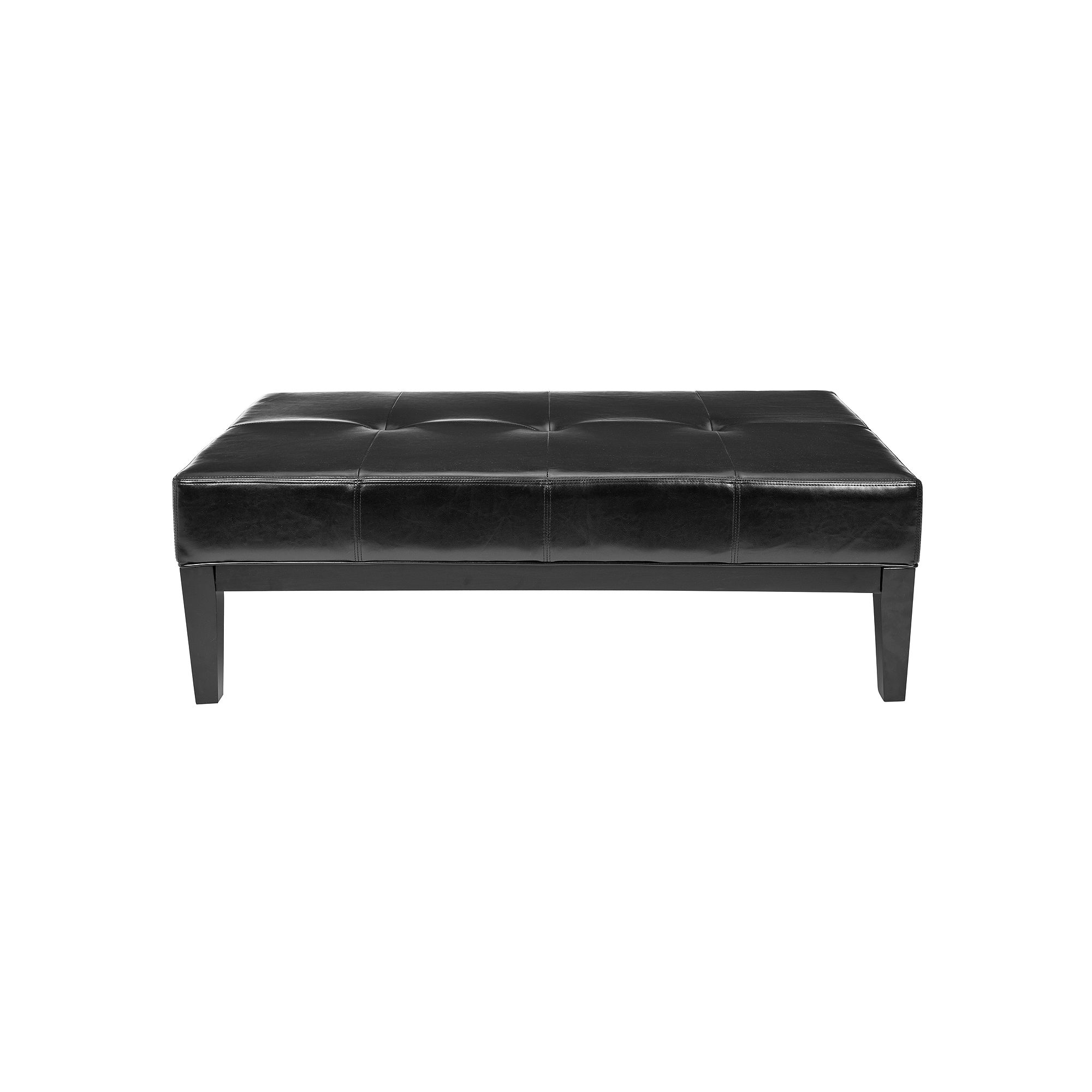 Safavieh Fulton Cocktail Ottoman, Black