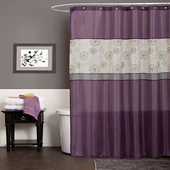 NEW Louis Vuitton black purple Shower Curtain Sets • Kybershop