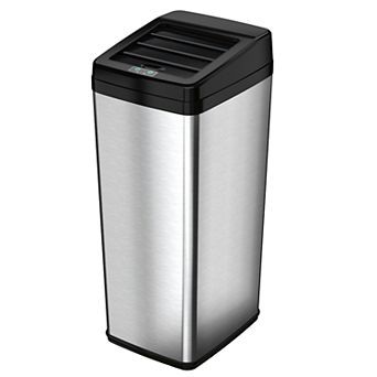 iTouchless 14-Gallon Stainless Steel Automatic Sensor Touchless Trash Can