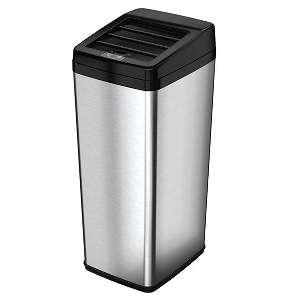 iTouchless 14Gallon Stainless Steel Automatic Sensor Touchless Trash Can