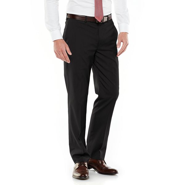 Men's Axist Ultra Series Slim-Fit Solid Flat-Front Micro-Cord Dress Pants