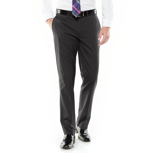 Men's Axist Ultra Series Slim-Fit Solid Flat-Front Micro-Cord Dress Pants