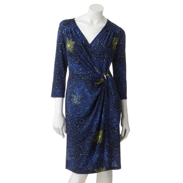 Apt. 9® Floral Faux-Wrap Dress