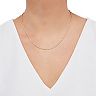 Everlasting Gold 14k Gold Rope Chain Necklace 