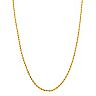 Everlasting Gold 14k Gold Rope Chain Necklace 