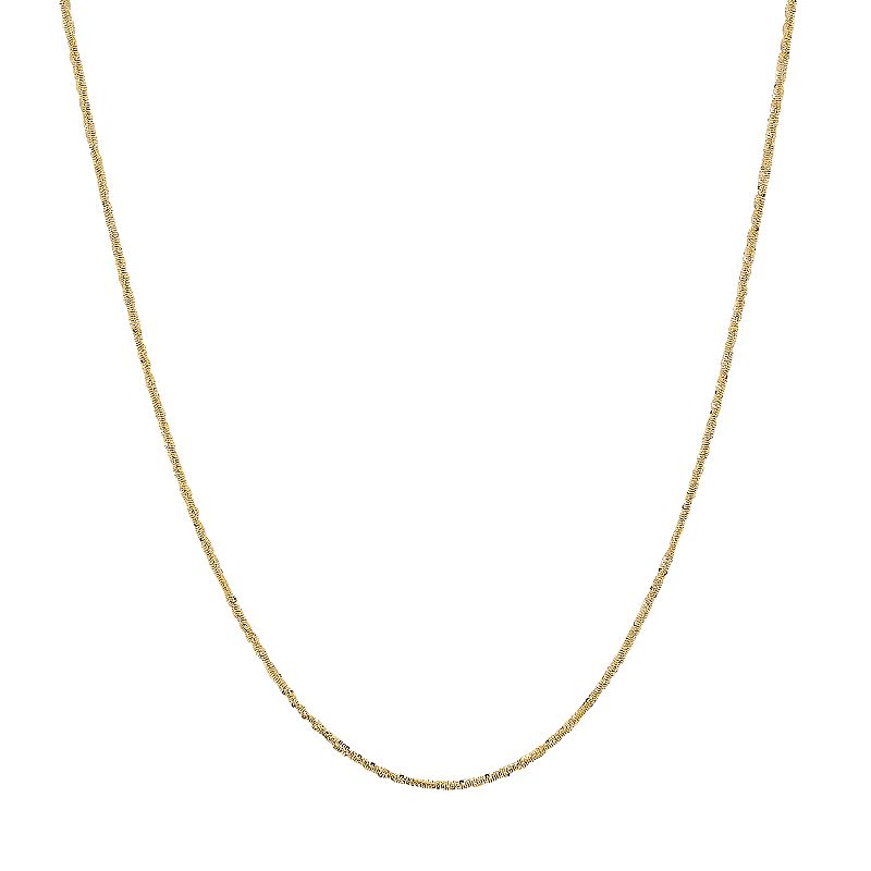 72171775 Everlasting Gold 14k Gold Crisscross Chain Necklac sku 72171775