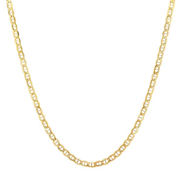 Everlasting Gold 14k Gold Mariner Chain Necklace