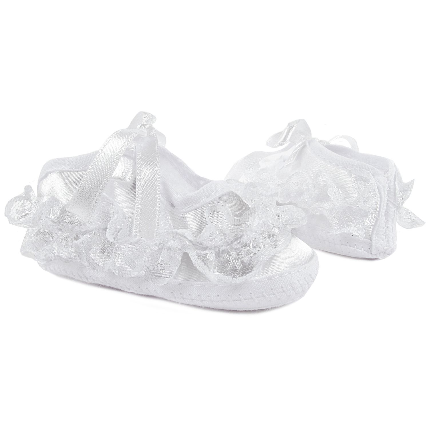 baby satin shoes