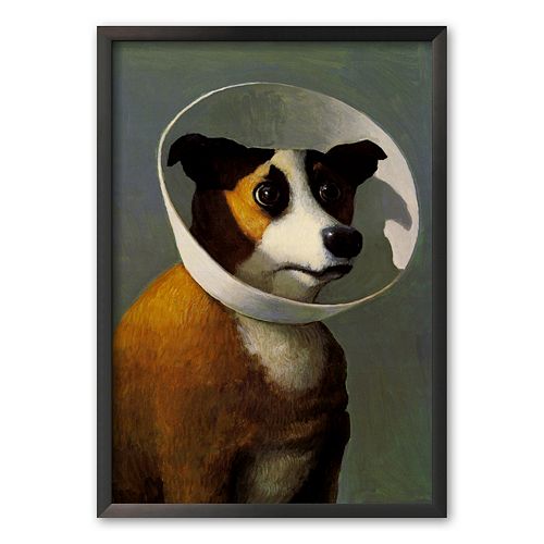 Art.com Filmhound 24.3 x 17.4 Framed Art Print by Michael Sowa