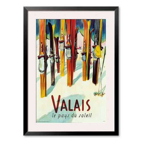 Art.com Valais Framed Art Print by Herbert Libiszewski