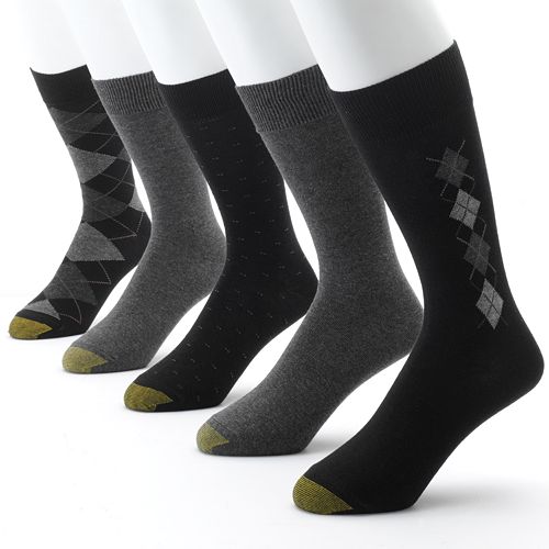 Men's GOLDTOE 5-pk. Argyle Dress Socks