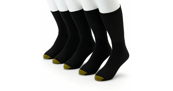 Men's GOLDTOE 5-pk. Casual Crew Socks