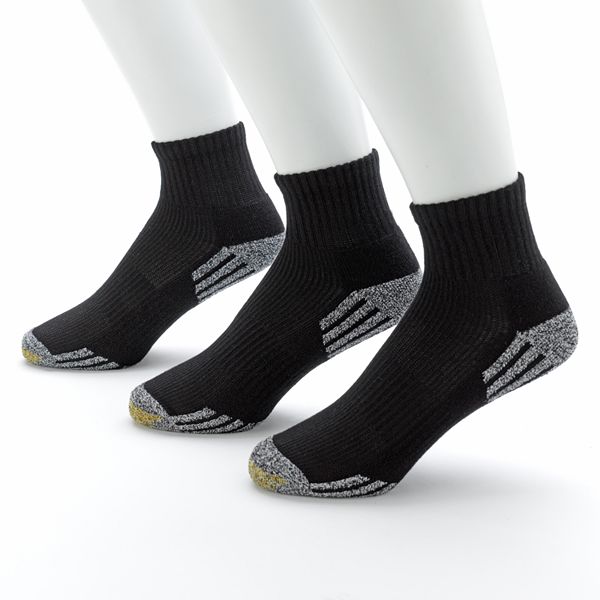 Men's GOLDTOE® 3pk. GTec Outlast Quarter Athletic Socks