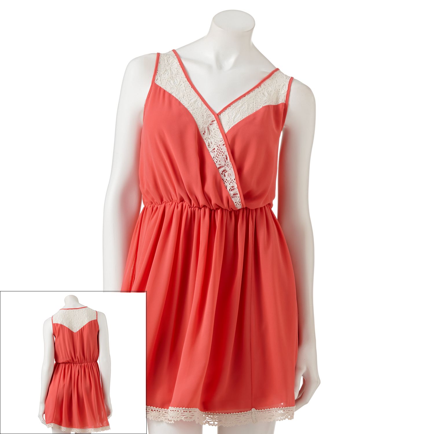 kohls junior red dress