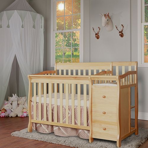 Dream On Me Jayden 4 In 1 Mini Convertible Crib Changer