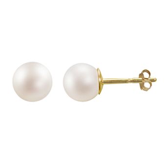 PearLustre by Imperial 10k Gold 5-mm Freshwater Cultured Pearl Stud Earrings