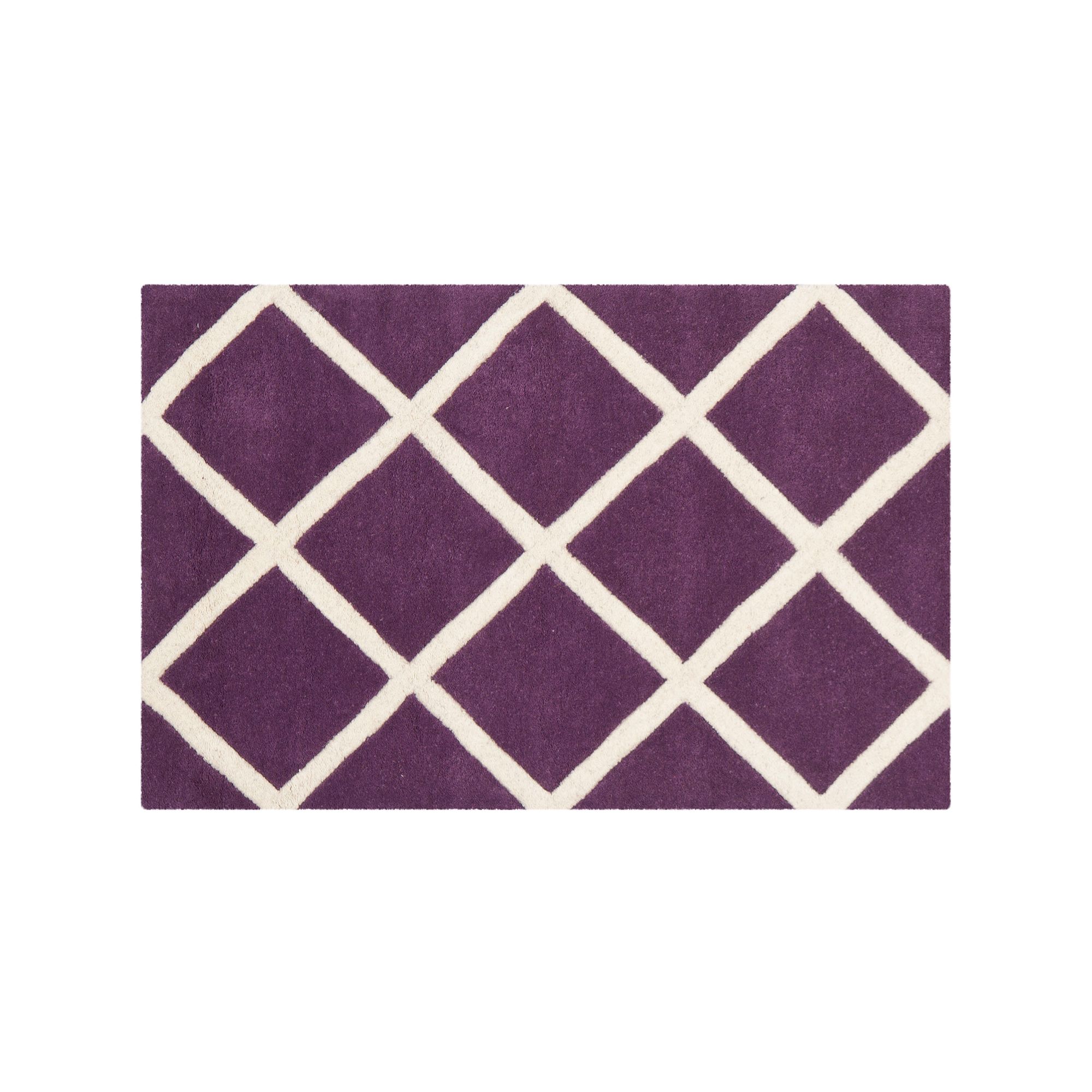 Safavieh Chatham Diamonds Rug - 2 x 3, Purple Ivory