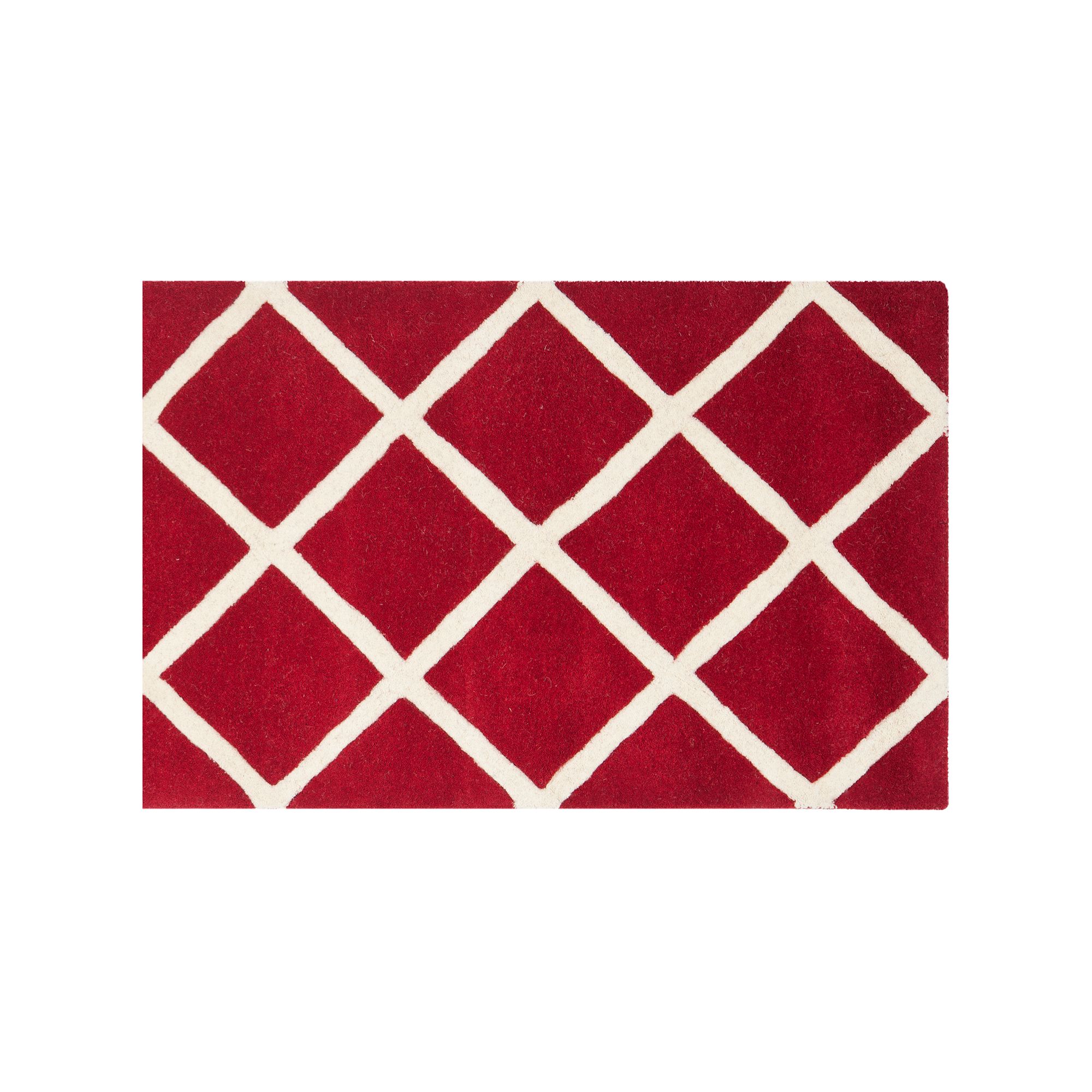Safavieh Chatham Diamonds Rug - 2 x 3, Red Ivory