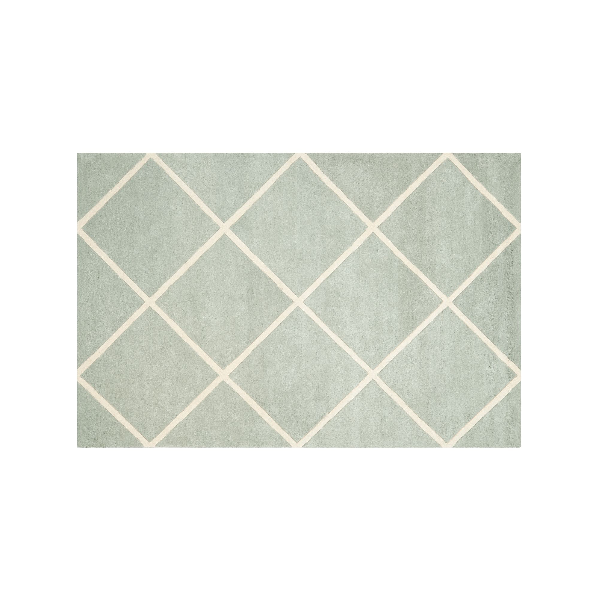 Safavieh Chatham Diamonds Rug - 6 x 9, Gray Ivory