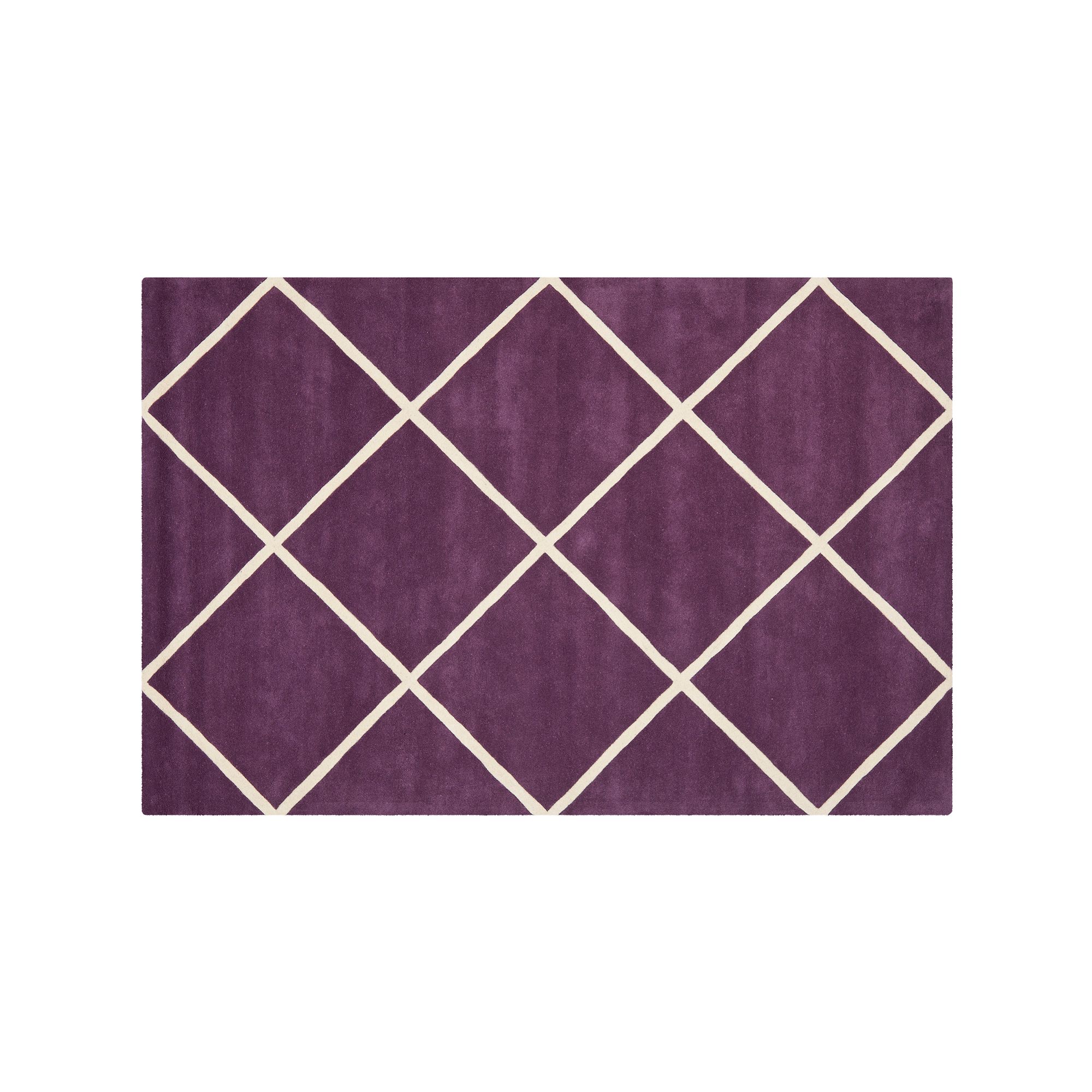 Safavieh Chatham Diamonds Rug - 6 x 9, Purple Ivory