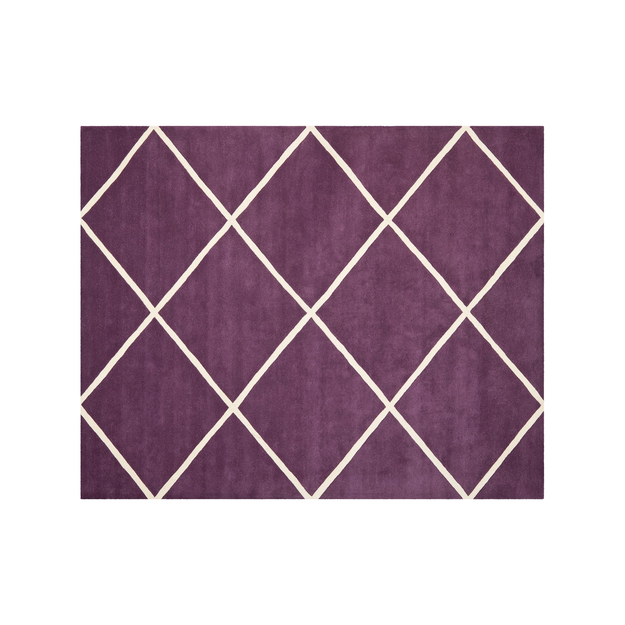 Safavieh Chatham Diamonds Rug - 8 x 10, Purple Ivory