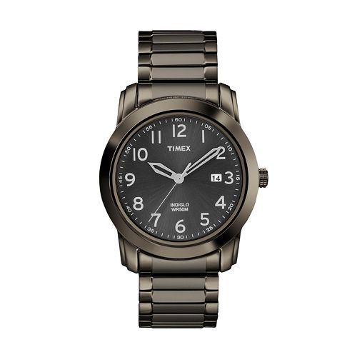 Timex Men's Highland Street Stainless Steel Expansion Watch T2P135