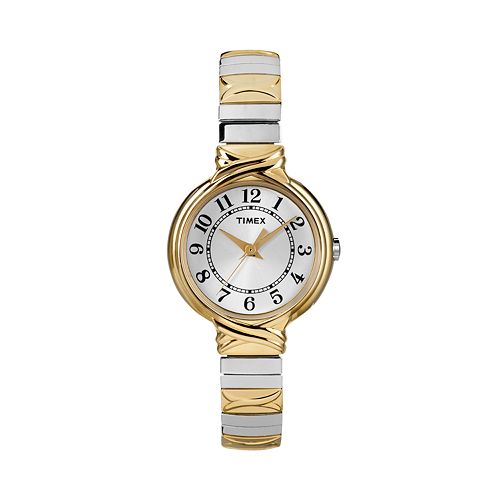 Timex Two Tone Stainless Steel Expansion Watch T2N979 Women