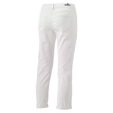 LC Lauren Conrad Roll-Cuff Denim Capris