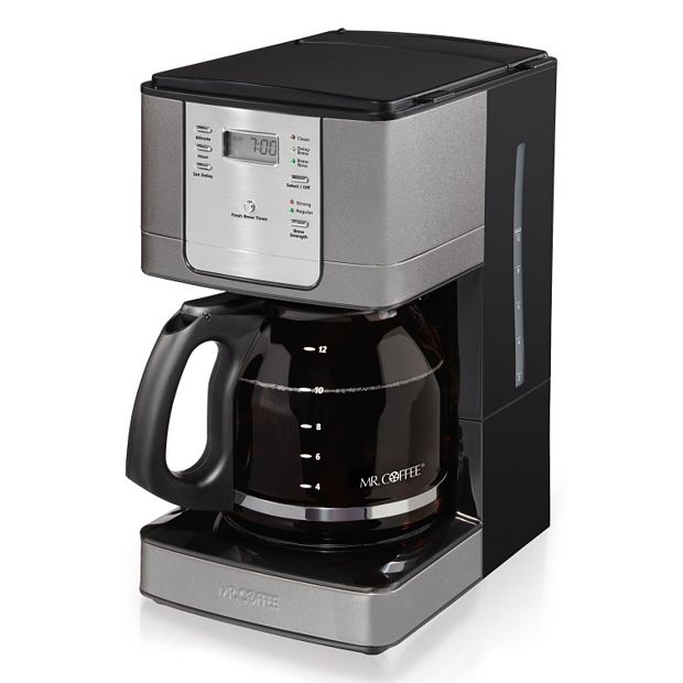  Mr. Coffee 4-Cup Programmable Coffee Maker, Black