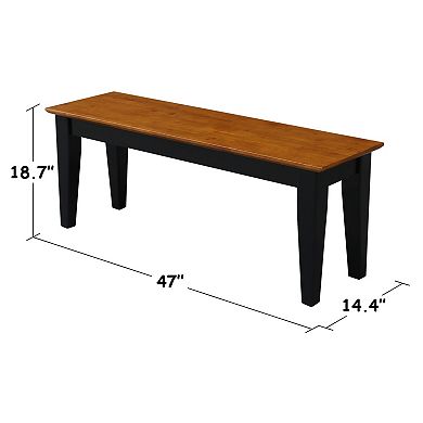 Shaker Wood Bench