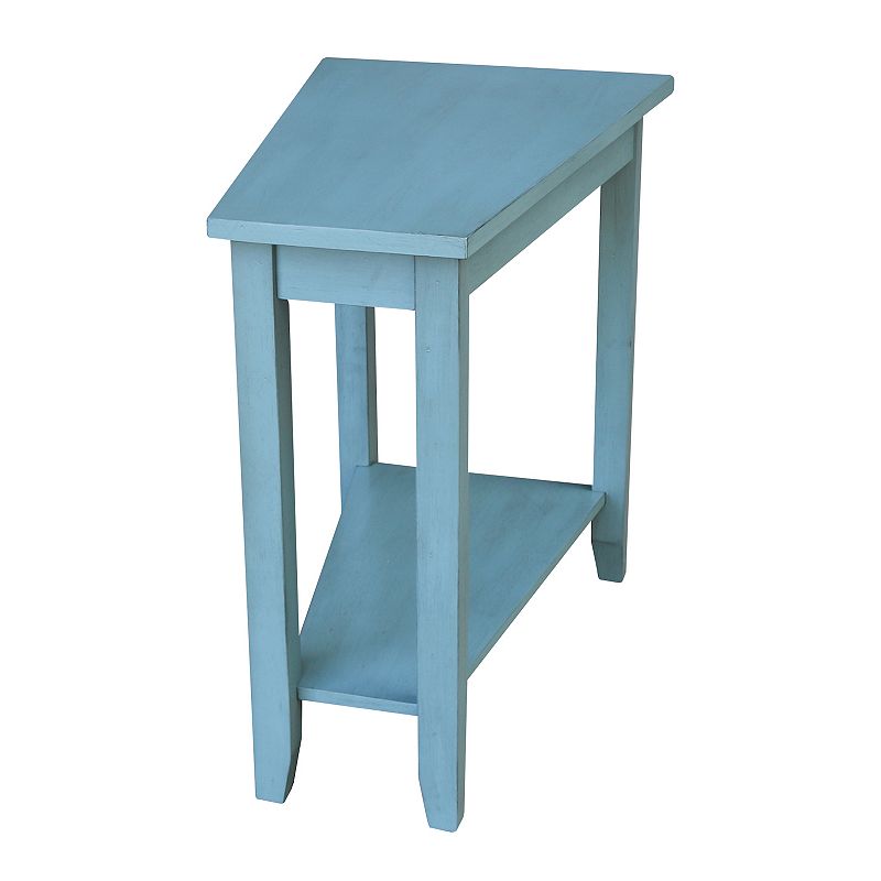 Keystone Accent Table, Blue, Furniture