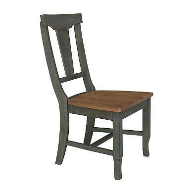 2-pc. Panel-Back Dining Chair Set