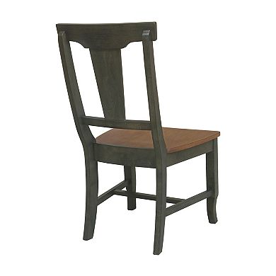 2-pc. Panel-Back Dining Chair Set