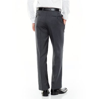 Men's Axist Ultra Series Fancy Straight-Fit Solid No-Iron Performance Pleated Dress Pants
