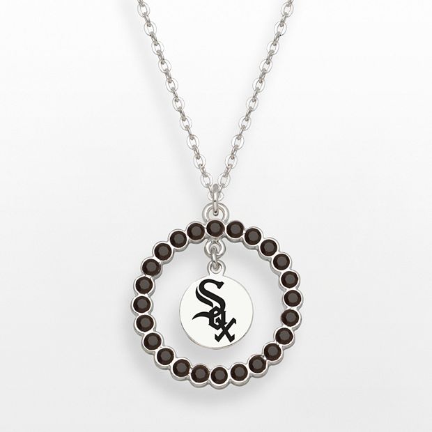 Chicago Sox Pendant, 14K White - The GLD Shop