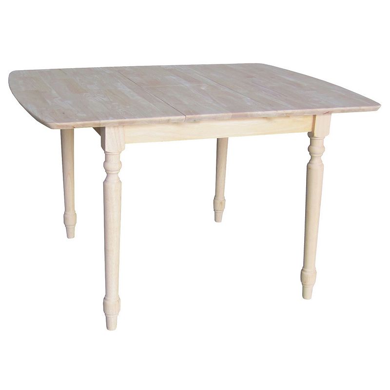 Butterfly Extension Table, White, Furniture