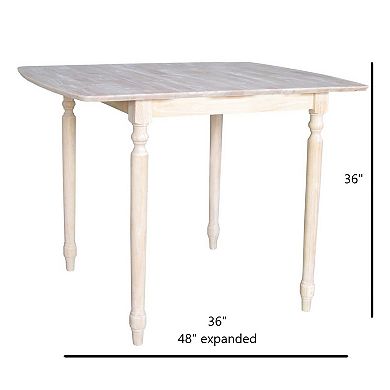Butterfly Square Extension Table - 48-in. Width