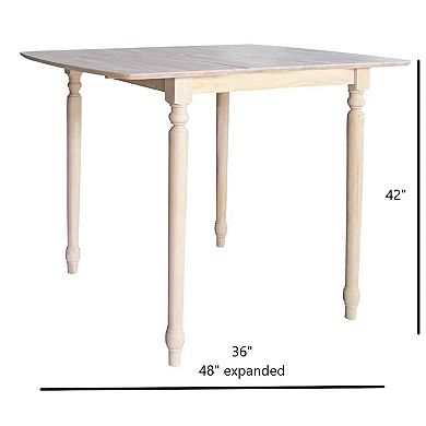 International Concepts Butterfly Extension Table - 48-in. Width