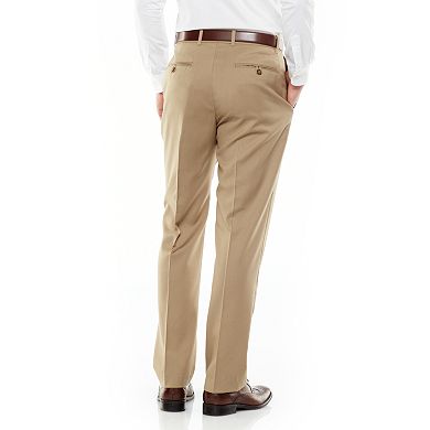 Men's Axist Ultra Series Straight-Fit Solid No-Iron Performance Flat-Front Dress Pants