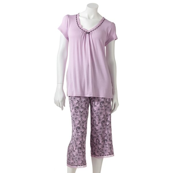 Womens Apt 9® Secret Garden Pajamas