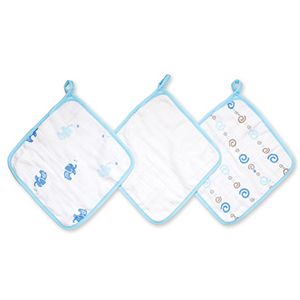 aden + anais 3-pk. Jungle Jive Muslin Wash Cloths