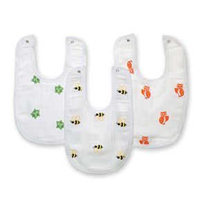 aden + anais 3-pk. Life's A Hoot Muslin Bibs