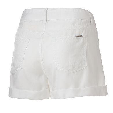 Women's Jennifer Lopez Cuffed Chambray Shorts