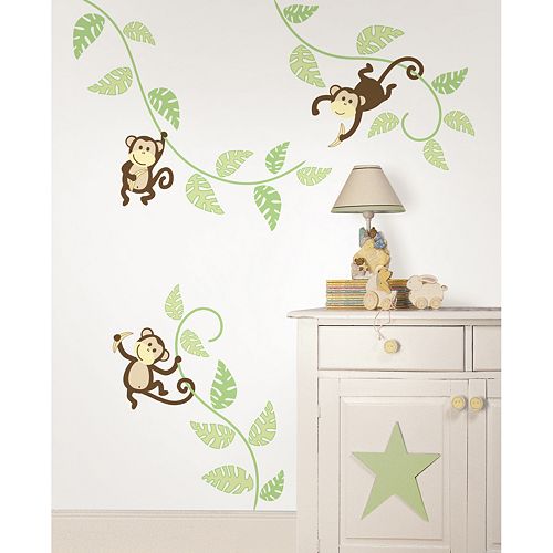WallPops Monkeying Around Wall Decals