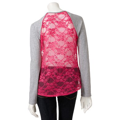 Speechless Lace Top - Juniors