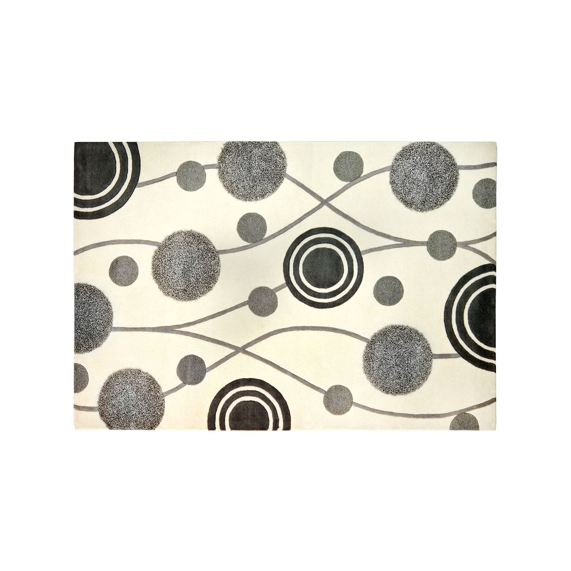 Safavieh Soho Circle Rug - 36 x 56, Ivory Gray