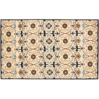 Safavieh Soho Ivory Floral Rug - 5' x 8'