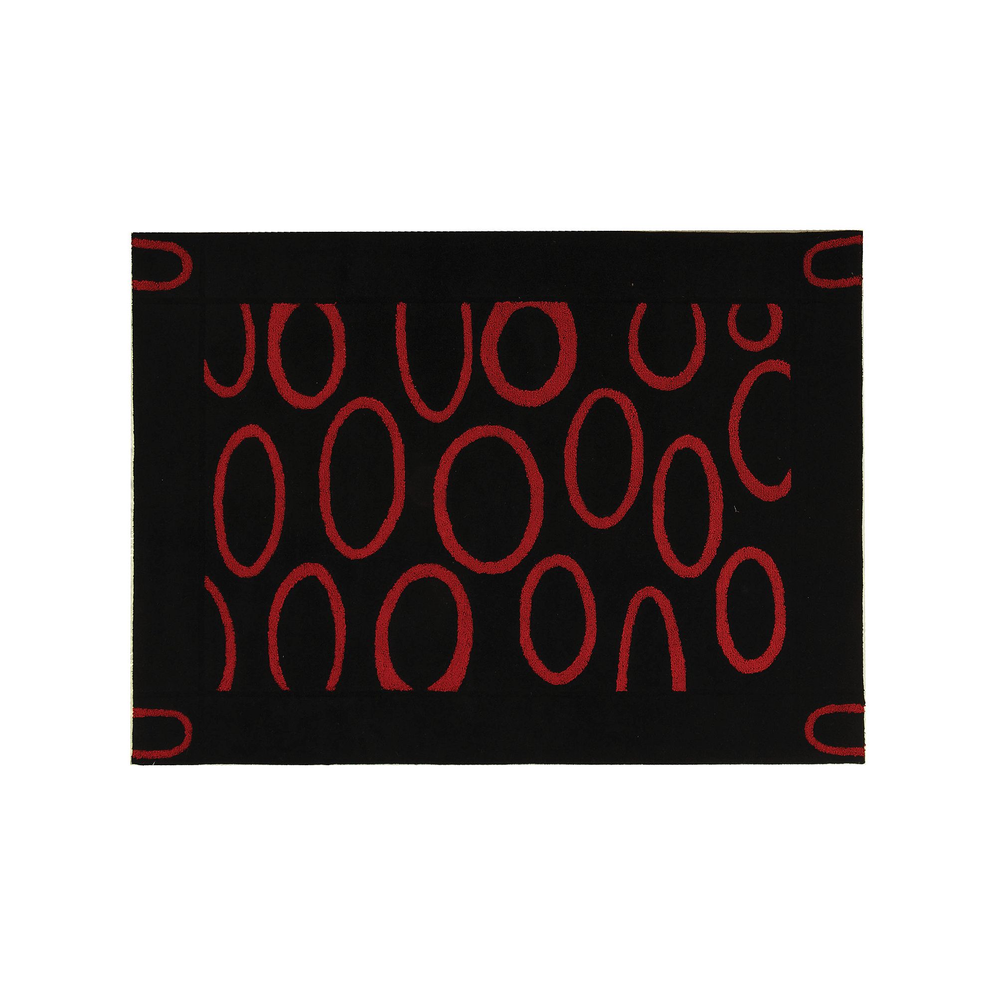 Safavieh Soho Bubbles Rug, Black Red