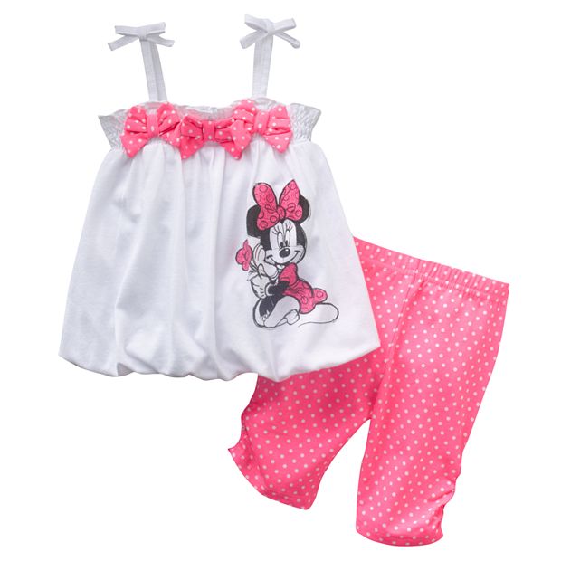 Disney Minnie and Mickey Mouse Print Leggings